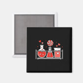 Aimant Professeur Science Saint-Valentin Laboratoire Médi (Recto/Verso)