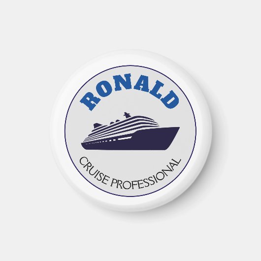 Aimant professionnel de croisière (Devant)