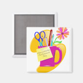 Aimant Professionnels de l'administration Conception de j (Recto/Verso)