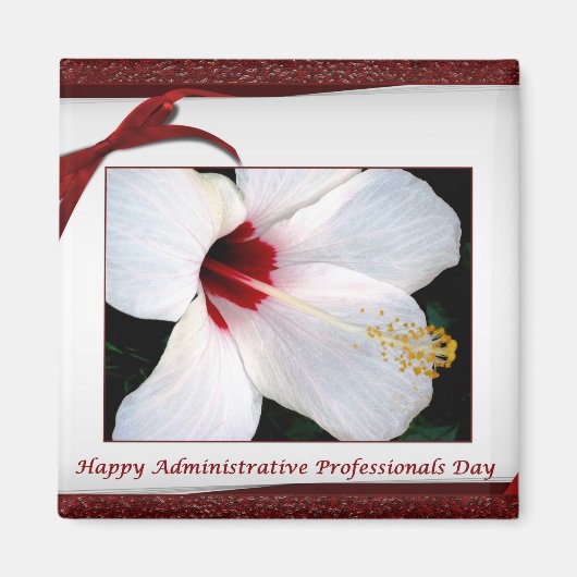 Aimant Professionnels de l'administration Jour Floral (Devant)