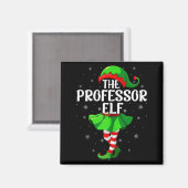 Aimant Professor Elf Christmas Girls Women Elf Squad Xmas (Recto/Verso)