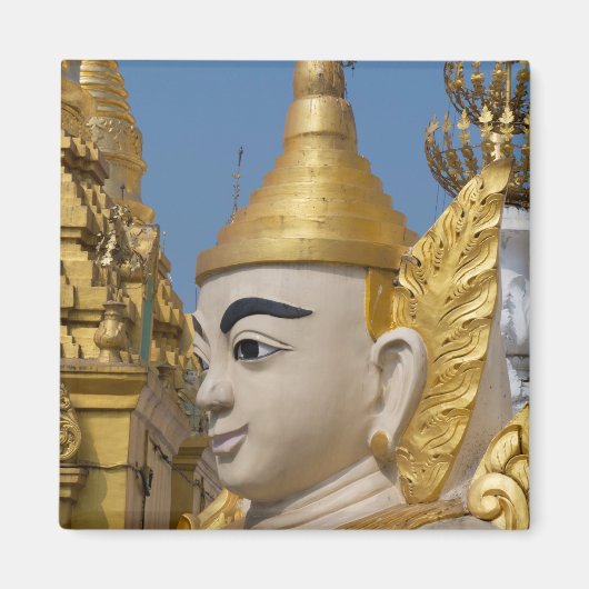 Aimant Profil de statue de Bouddha (Devant)