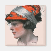 Aimant Profil de Woman (Devant)