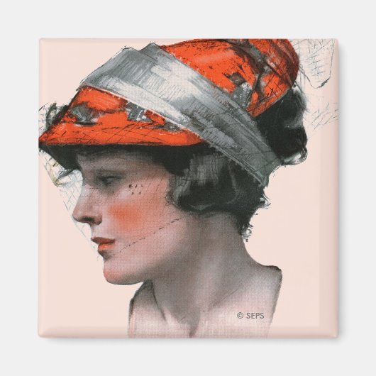 Aimant Profil de Woman (Devant)