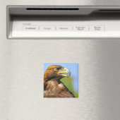 Aimant Profil d'un aigle d'or dans le soleil d'été (In Situ (Lave-vaisselle))