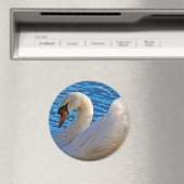 Aimant Profil d'un cygne muet (In Situ (Lave-vaisselle))