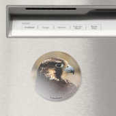 Aimant Profil d'un faucon pèlerin (In Situ (Lave-vaisselle))