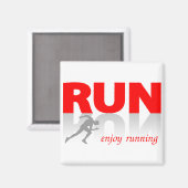 Aimant Profitez de la course (Recto/Verso)