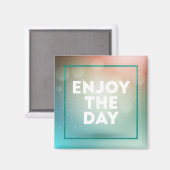 Aimant Profitez De La Journée (Recto/Verso)