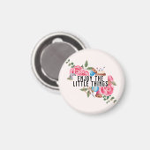 Aimant Profitez des petites choses (Recto/Verso)