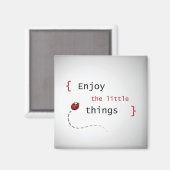 Aimant Profitez Des Petites Choses 2 (Recto/Verso)