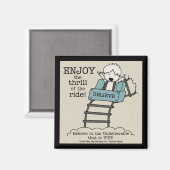 Aimant Profitez du tour (Recto/Verso)