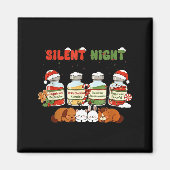 Aimant Profol Silent Night Funny Vet Tech Christmas  (Devant)