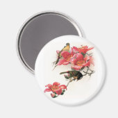 Aimant Profusion rose (Recto/Verso)