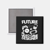Aimant Programmation de jeux pour enfants Futur concepteu (Recto/Verso)