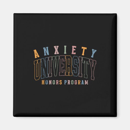 Aimant Programme d'honneurs de l'anxiété à l'université, (Devant)