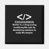 Aimant Programmeur développeur de codage programmeur (Devant)