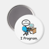Aimant Programmeur informatique (Recto/Verso)