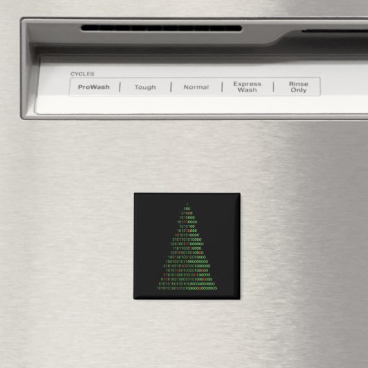 Aimant Programmeurs Informatiques Binary Christmas Tree E (In Situ (Lave-vaisselle))