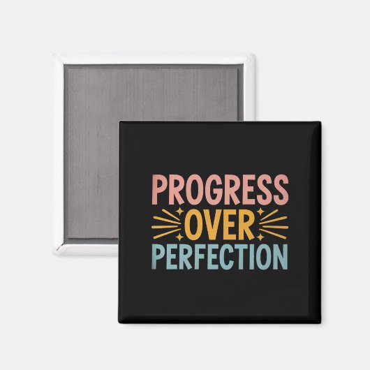 Aimant Progrès de l'enseignant plutôt que la perfection R (Recto/Verso)