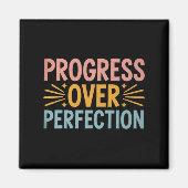 Aimant Progrès de l'enseignant plutôt que la perfection R (Devant)
