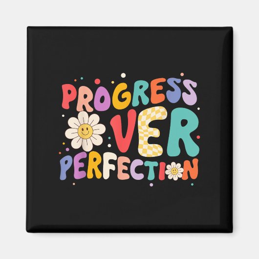 Aimant Progrès Motivationnel sur la perfection Enseignant (Devant)