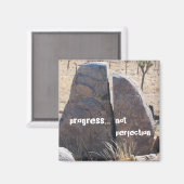 Aimant Progrès non perfection (Recto/Verso)