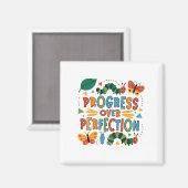 Aimant Progrès sur la perfection des bogues Kndergarten (Recto/Verso)