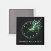 Aimant Progress Needs Action (Recto/Verso)