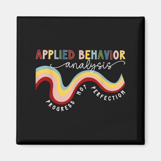 Aimant Progress Not Perfection Applied Behavior Analysis (Devant)