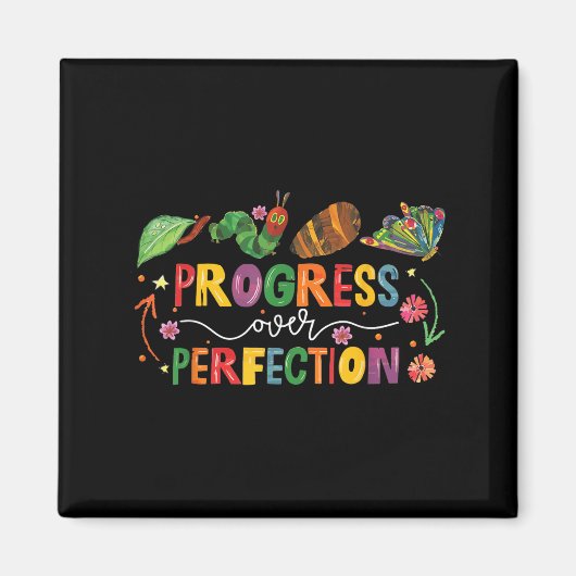 Aimant Progress Over Perfection Motivational Teacher For (Devant)