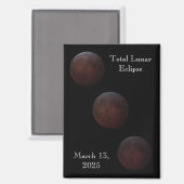 Aimant Progression totale de l'éclipse lunaire (Recto/Verso)