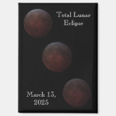 Aimant Progression totale de l'éclipse lunaire (Recto)