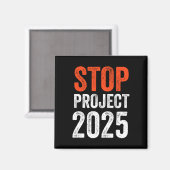 Aimant Projet anti-Trump 2025 (Recto/Verso)