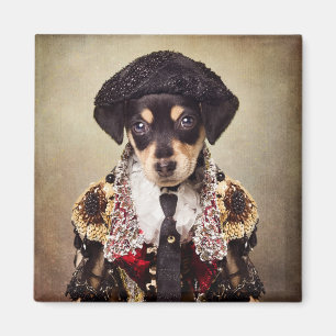 Aimant Projet d'animaux familiers d'abri - Josie