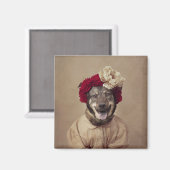 Aimant Projet de protection des animaux domestiques - Mme (Recto/Verso)