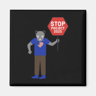 Aimant Projet "vermin" Stop Activist Project 2025.