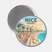 Aimant Promenade des Anglais France (Recto/Verso)