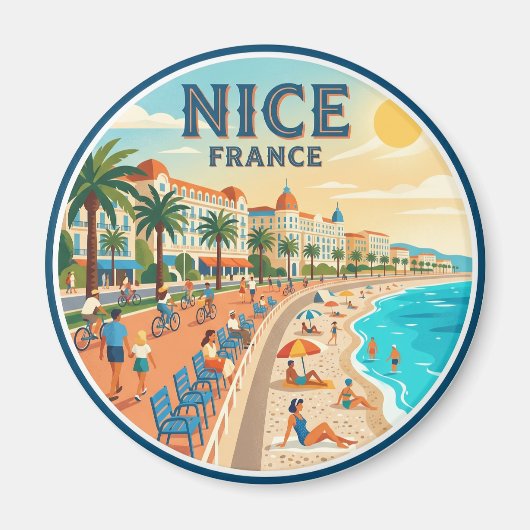 Aimant Promenade des Anglais France (Devant)