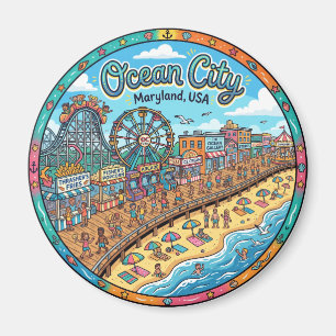 Aimant Promenade d'Ocean City, Ocean City Maryland