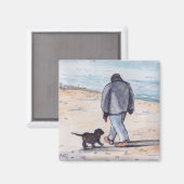 Aimant Promenade du chien - 05 (Recto/Verso)