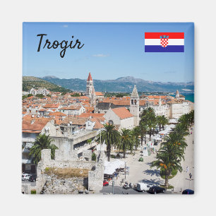 Aimant Promenade du front de mer de Trogir - Dalmatie, Cr