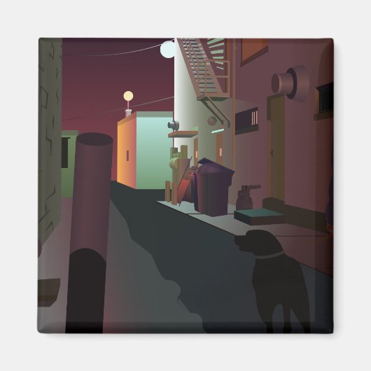 Aimant Promenade du soir (Devant)