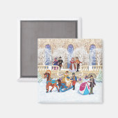 Aimant Promenade hivernale (Recto/Verso)