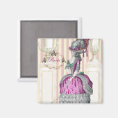 Aimant Promenade matinale sur les Champs-Élysées (Recto/Verso)