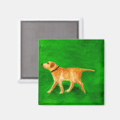 Aimant Promener le chien (Recto/Verso)