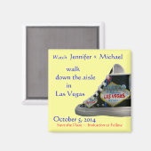 Aimant Promenez-vous sur l'île : Las Vegas mariages (Recto/Verso)
