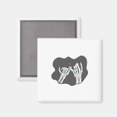 Aimant Promesse des mains de Skeleton Heart (Recto/Verso)