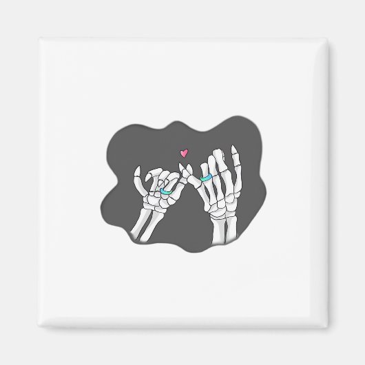 Aimant Promesse des mains de Skeleton Heart (Devant)
