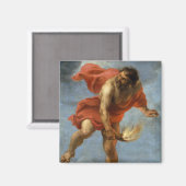 Aimant Prométhée prenant feu (Recto/Verso)